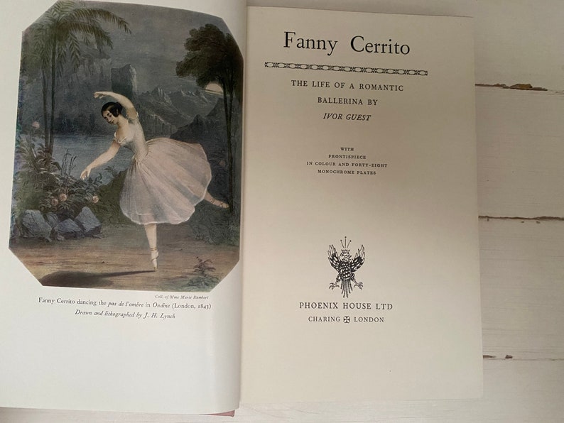 Fanny Cerrito The Life of a Romantic Ballerina by Ivor Guest First Edition 1956 Hardback Book image 3