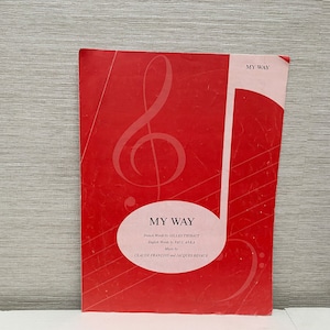 My Way Sheet Music by Claude Francois and Jacques Revaux