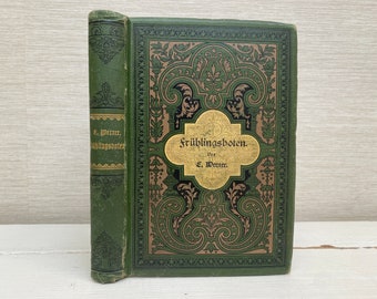 Frühlingsboten by E Werner Antique Hardback Book Ernst Keil Leipzig in German