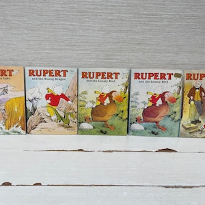 Vintage Rupert Paperback Pocket Bücher 1980er Jahre Purnell - Verschiedene Titel einzeln verkauft