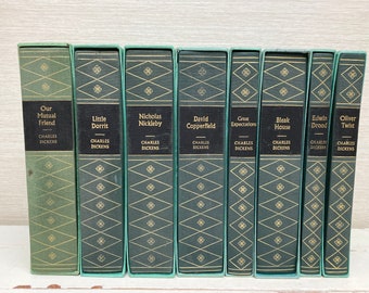 Folio Society - Charles Dickens Hardback Books 1980s - Various Titles With Slipcases - Sold Seperately