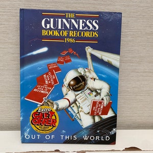 The Guinness Book of Records 1986 Hardback Vintage Book