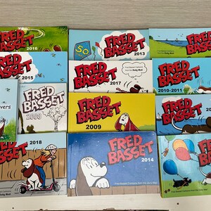 Fred Basset Cartoon Books door Alex Graham - Verschillende exemplaren beschikbaar verkocht apart