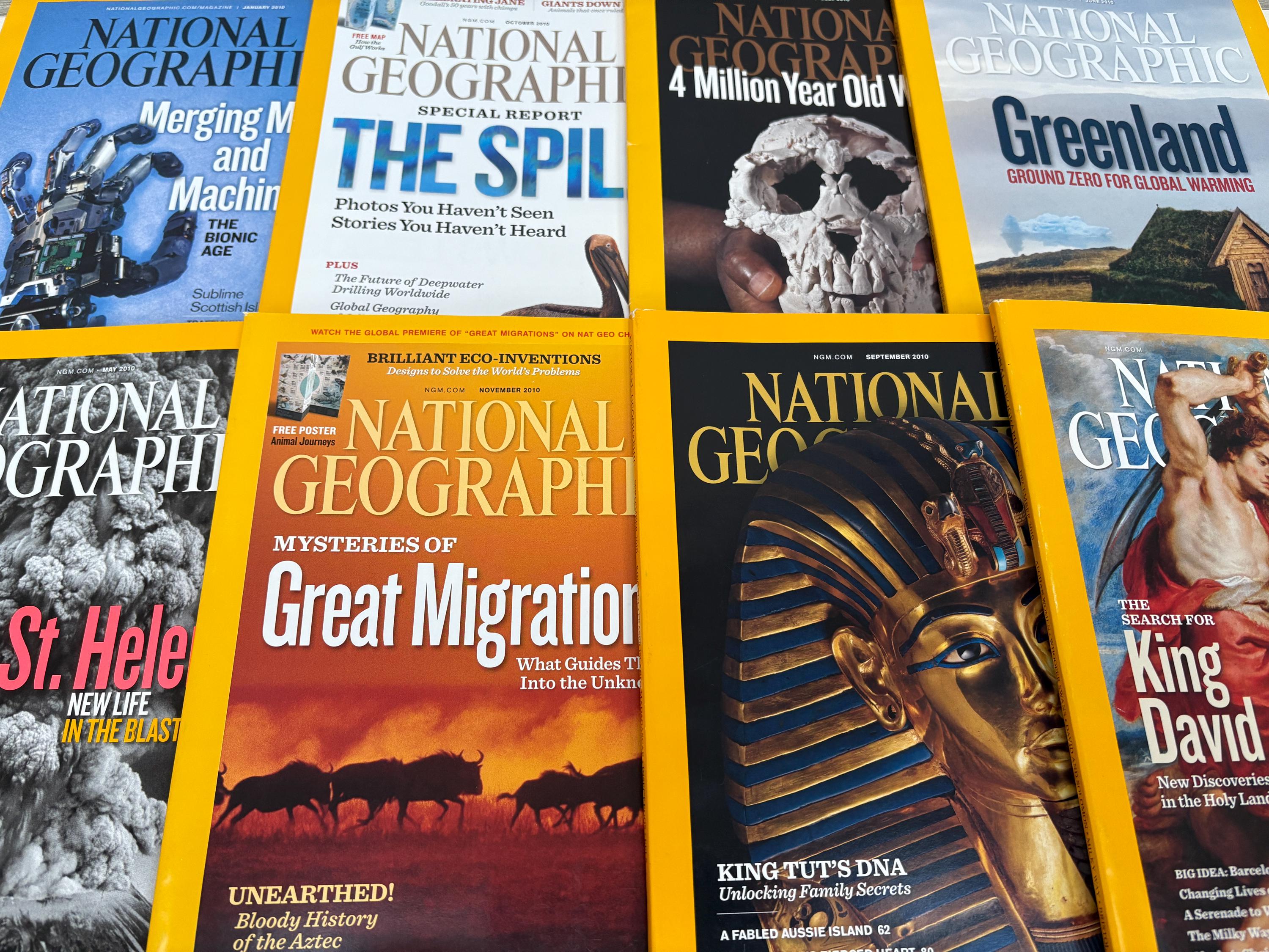 初版未開封革張3方金National Geographic 100年の発見と冒険 National Geographic Magazines 2010 -2020s - Sold Separately - Etsy