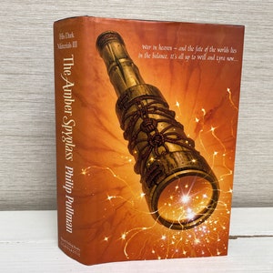 The Amber Spyglass by Philip Pullman Hardback Book 1st Edition Fourth Print 2000