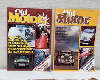 Old Motor Vintage Magazines 1970s - Various Issues - Sold Separately