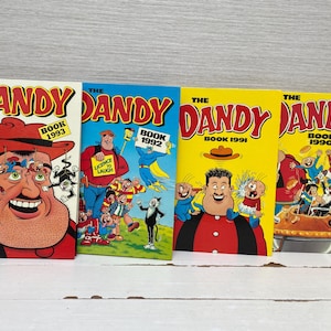 Vintage Dandy Hardback Annuals 1970s to Date Retro Collectable - Various Years Sold Separately