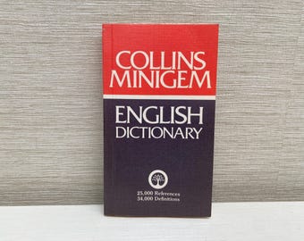Englisches Wörterbuch (Collins minigem) Paperback Taschenbuch Vintage 1986