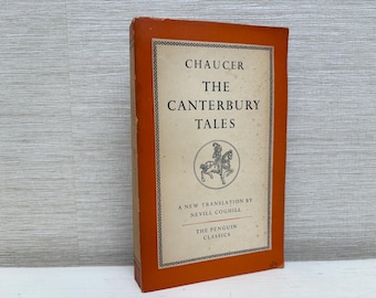 The Canterbury Tales by Geoffrey Chaucer - Penguin Classics Paperback Book 1951 - New Translation by Nevill Coghill