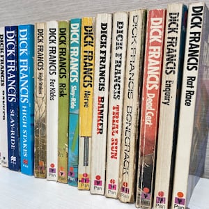 Dick Francis Vintage Paperback Books 1960s to Date - Sold Individually