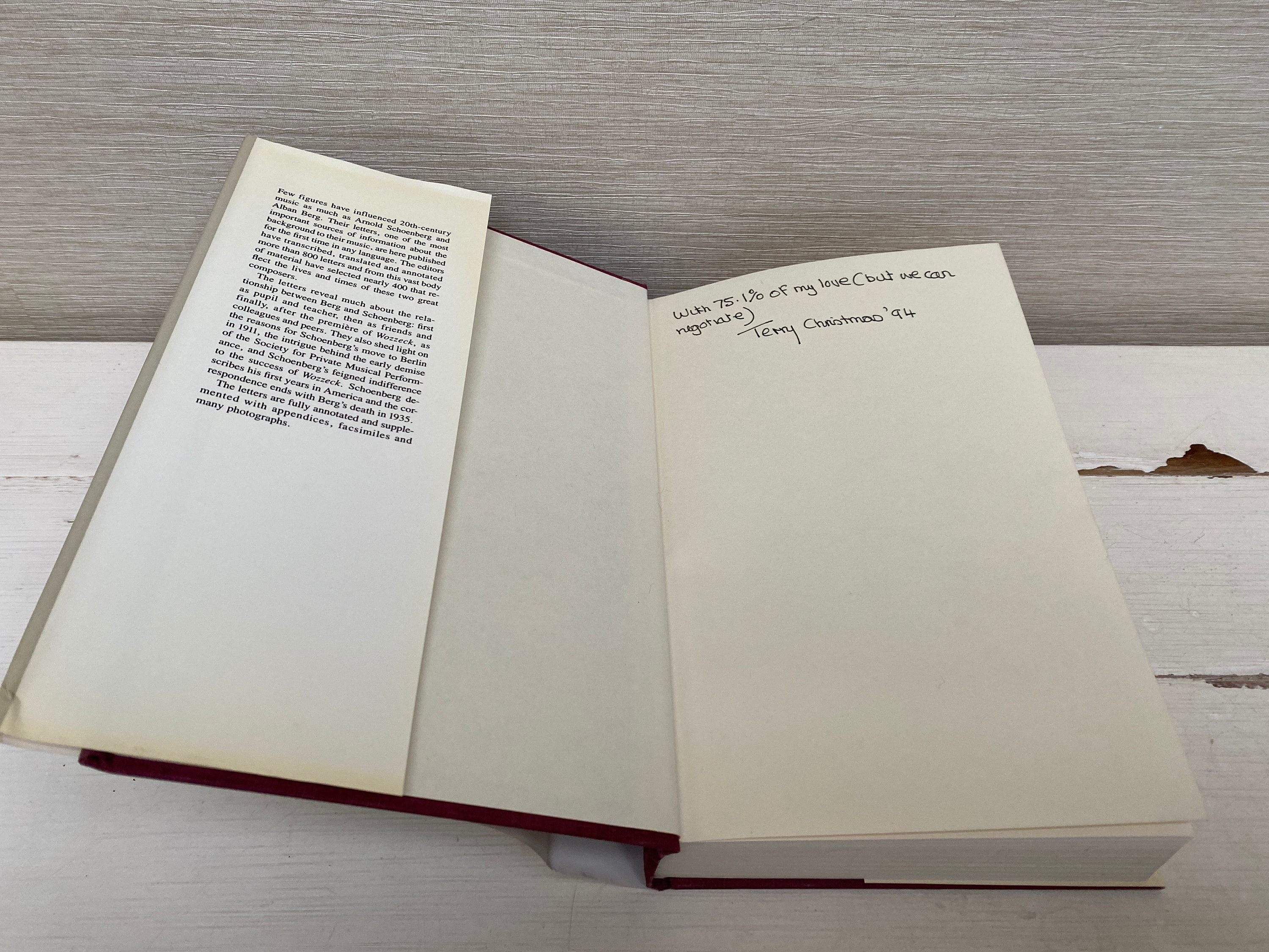 The Berg-schoenberg Correspondence Selected Letters by J Brand
