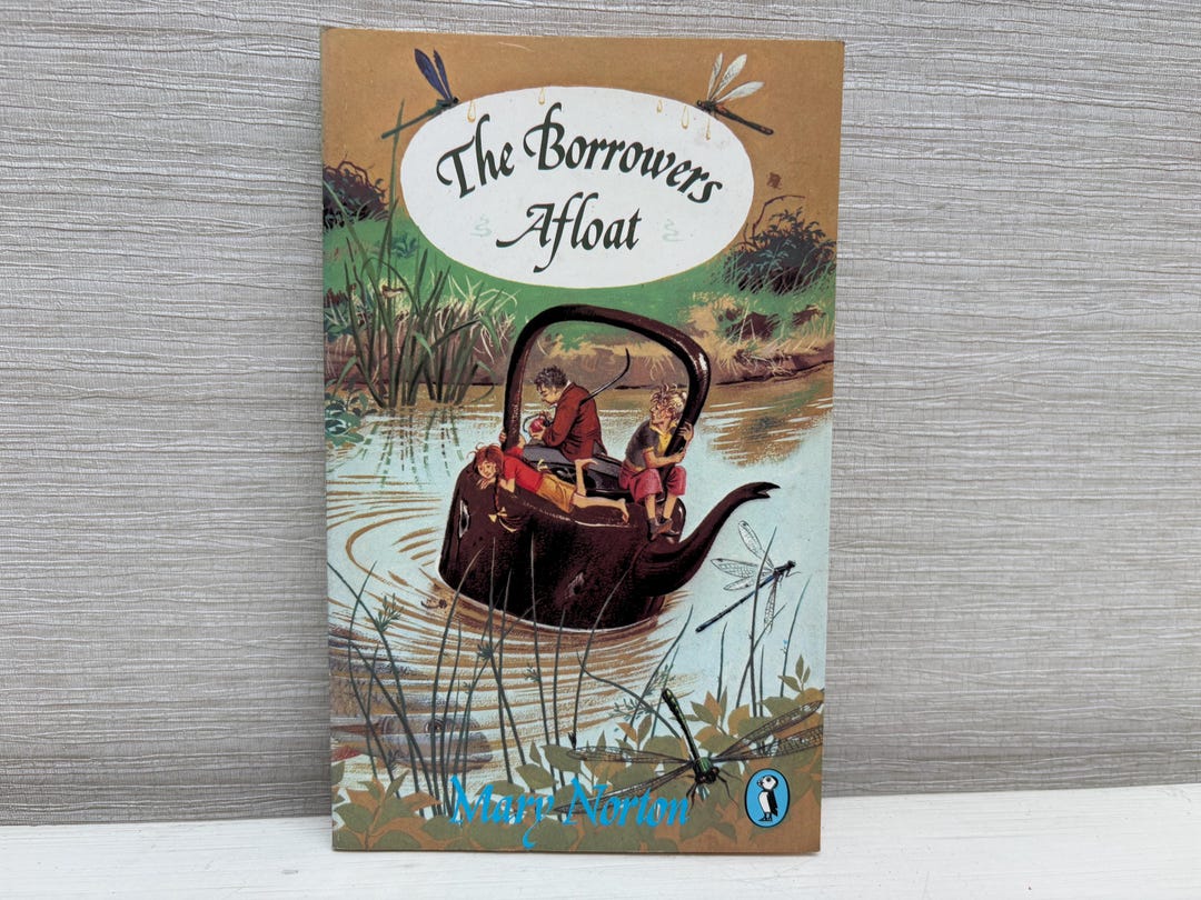 The Borrowers Afloat by Mary Norton Vintage 1987 Illustrated by Diana ...