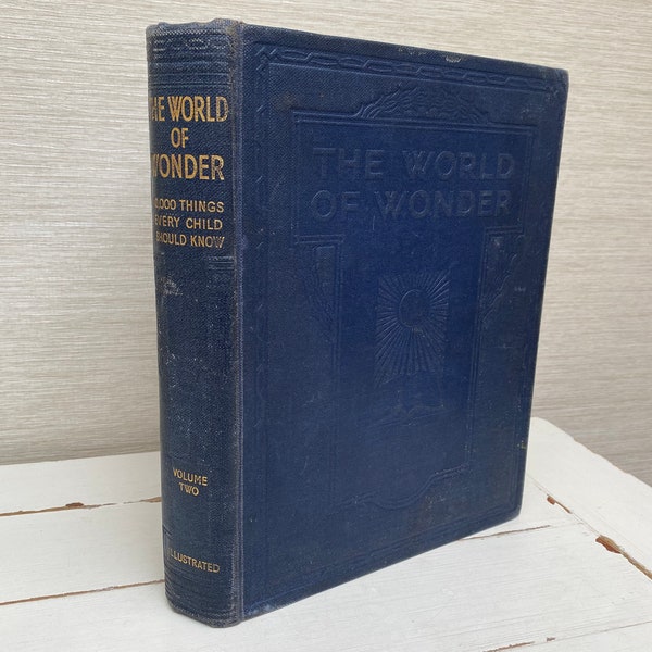 The World of Wonder Volume Two Hardback Book- Amalgamated Press Ltd