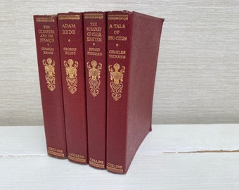 Vintage Collins Leatherette Pocket Books 1920/30s Library of Classics - Various Titles Sold Individually