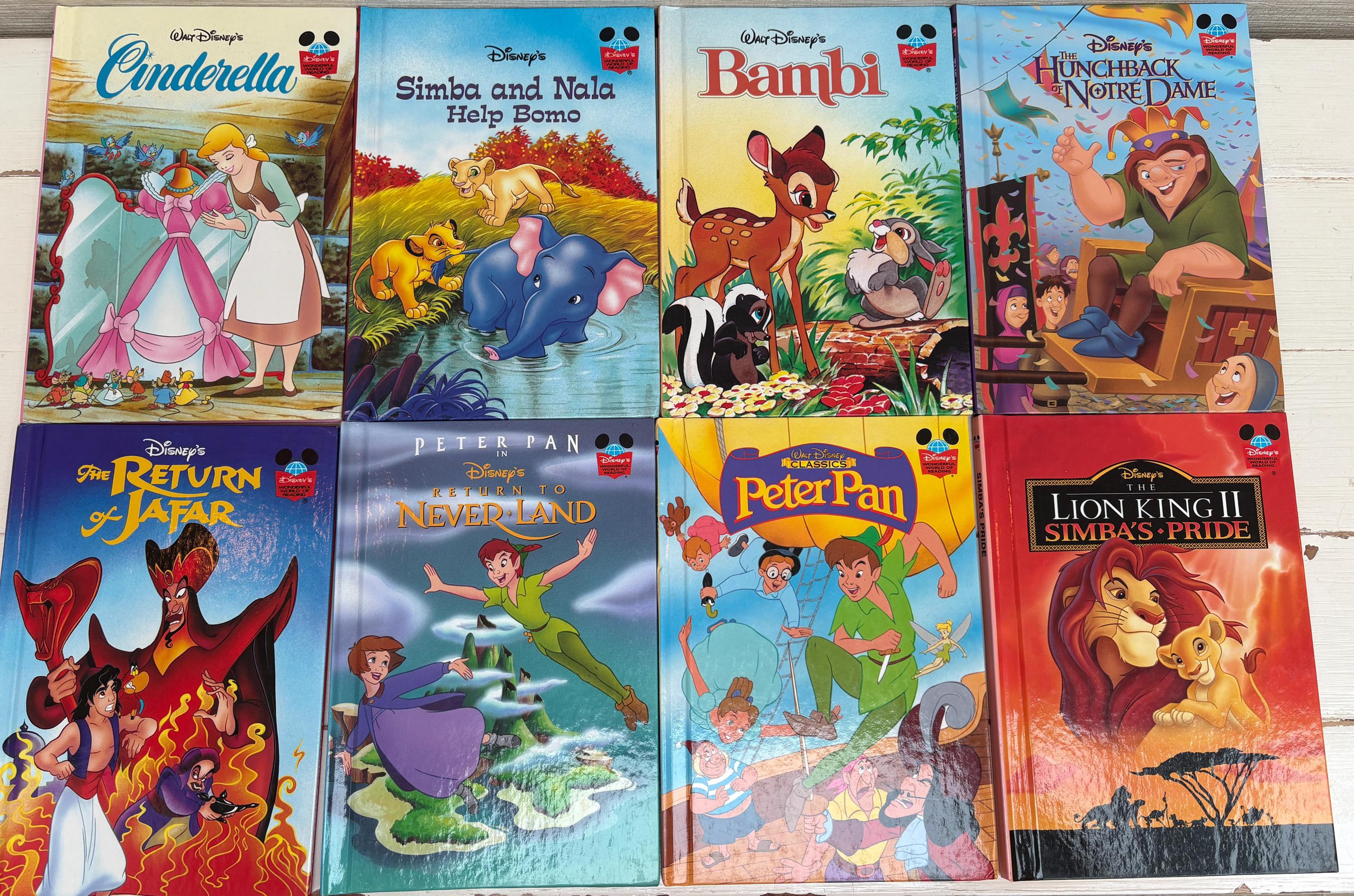 Vintage Walt Disney Hardback Children's Books 1970s to Date - Sold