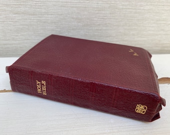 Holy Bible The British And Foreign Bible Society Old & New Testament Red Leather