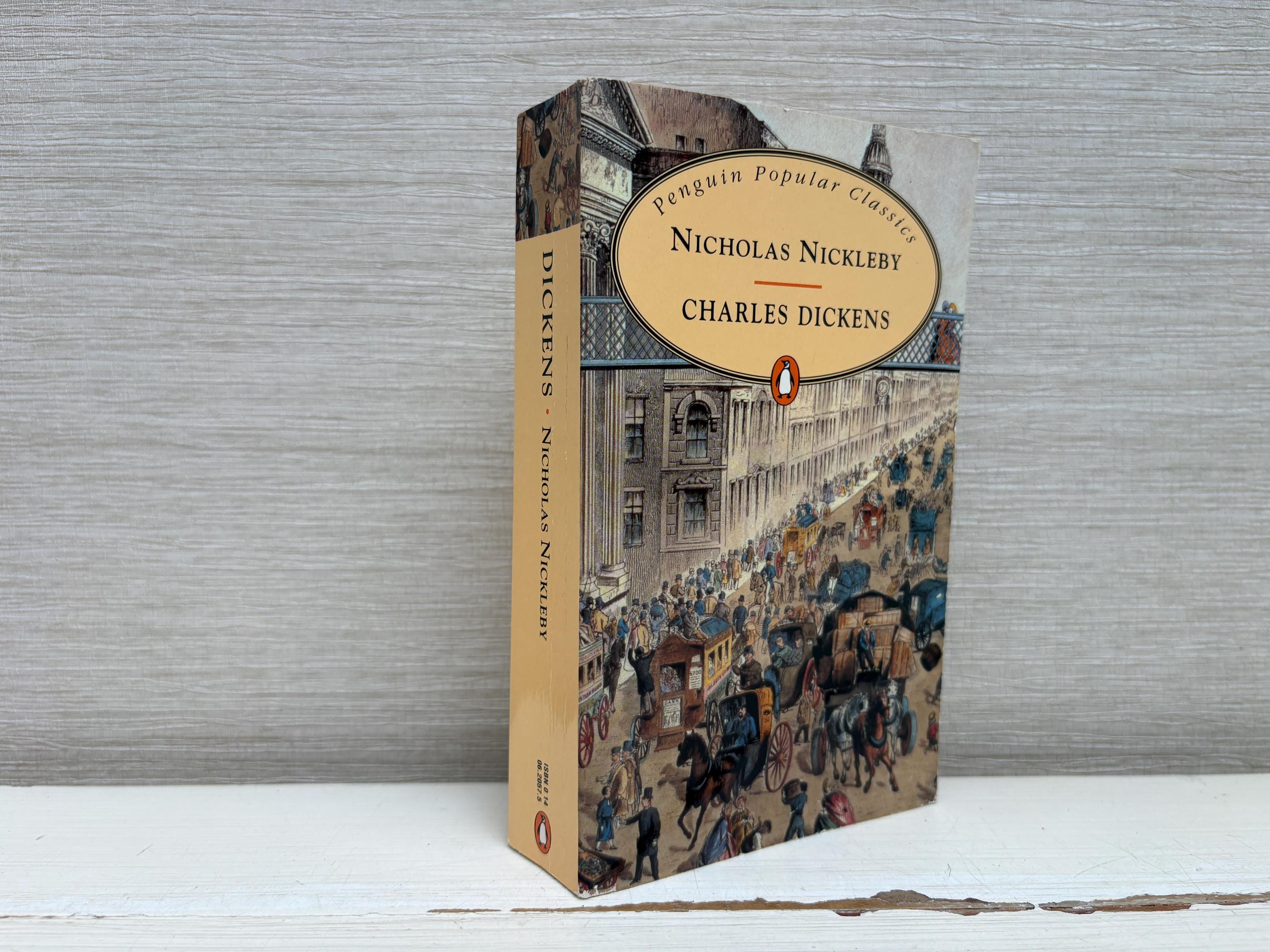 Nicholas Nickleby by Charles Dickens Vintage 1994 Popular Penguin