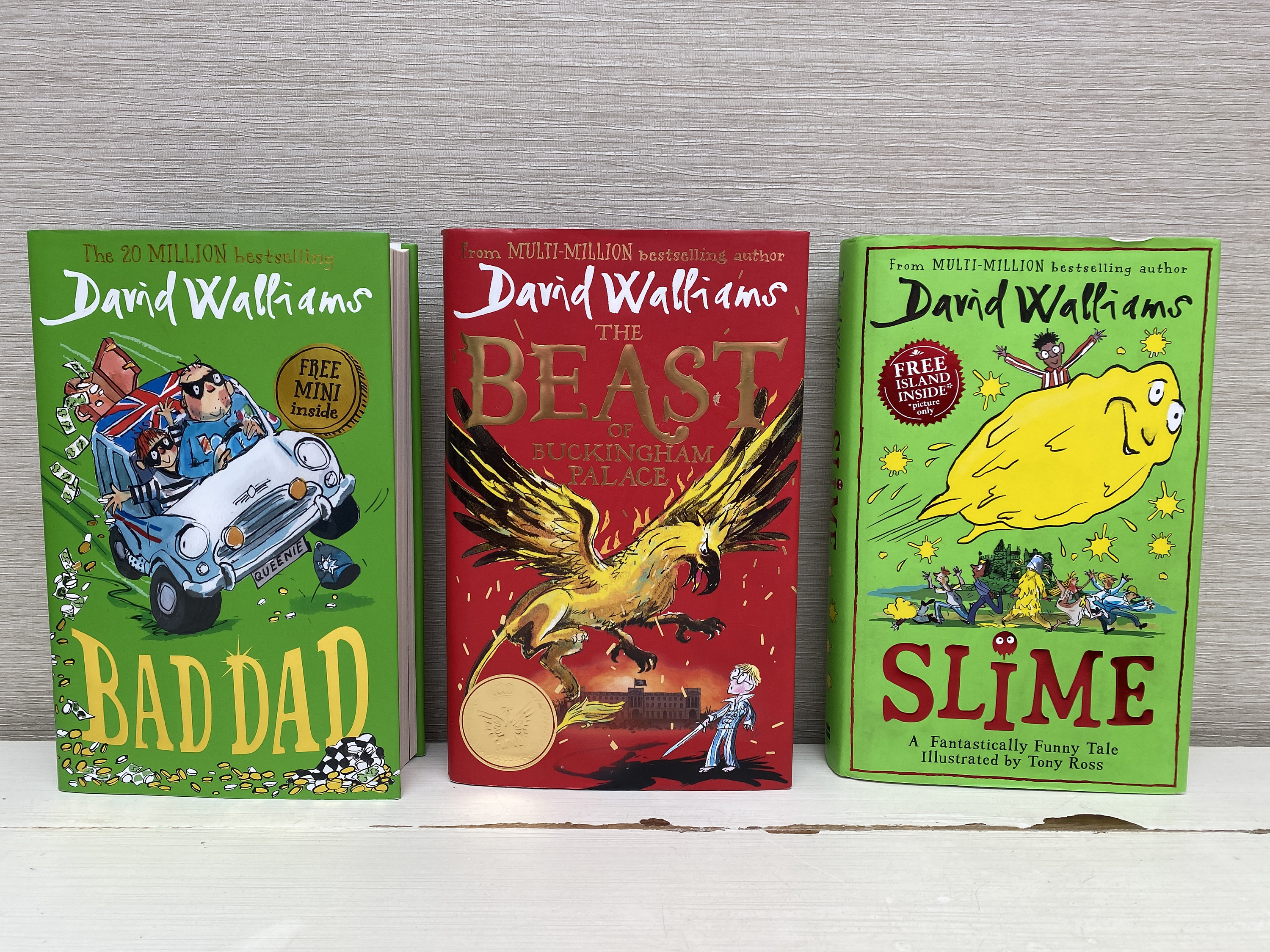 David Walliams Hardback Childrens Books - Various Titles Sold