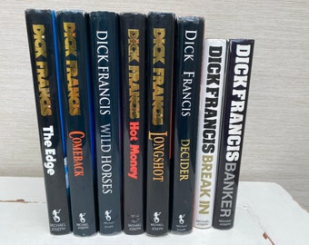 Dick Francis Hardback Books 1980s / 90s First Editions - Various Titles - Sold Seperately