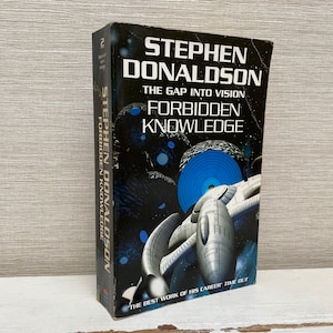 Stephen Donaldson - The Gap Into Vision Forbidden Knowledge 1997 Vintage Paperback Book