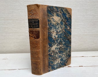 Conferencias sobre la filosofía de la historia moderna de George Miller 1816 Libro antiguo raro