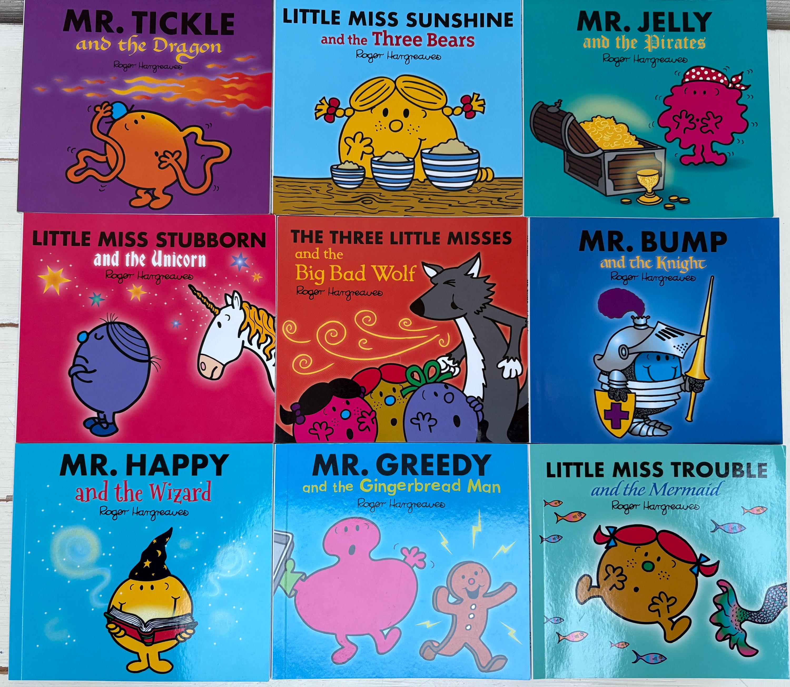 Mr Men Little Miss With Added Sparkle Paperback and Hardback Books