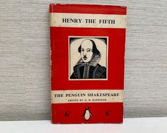 Henri Cinquième Le Pingouin Shakespeare 1937 Première édition Broché