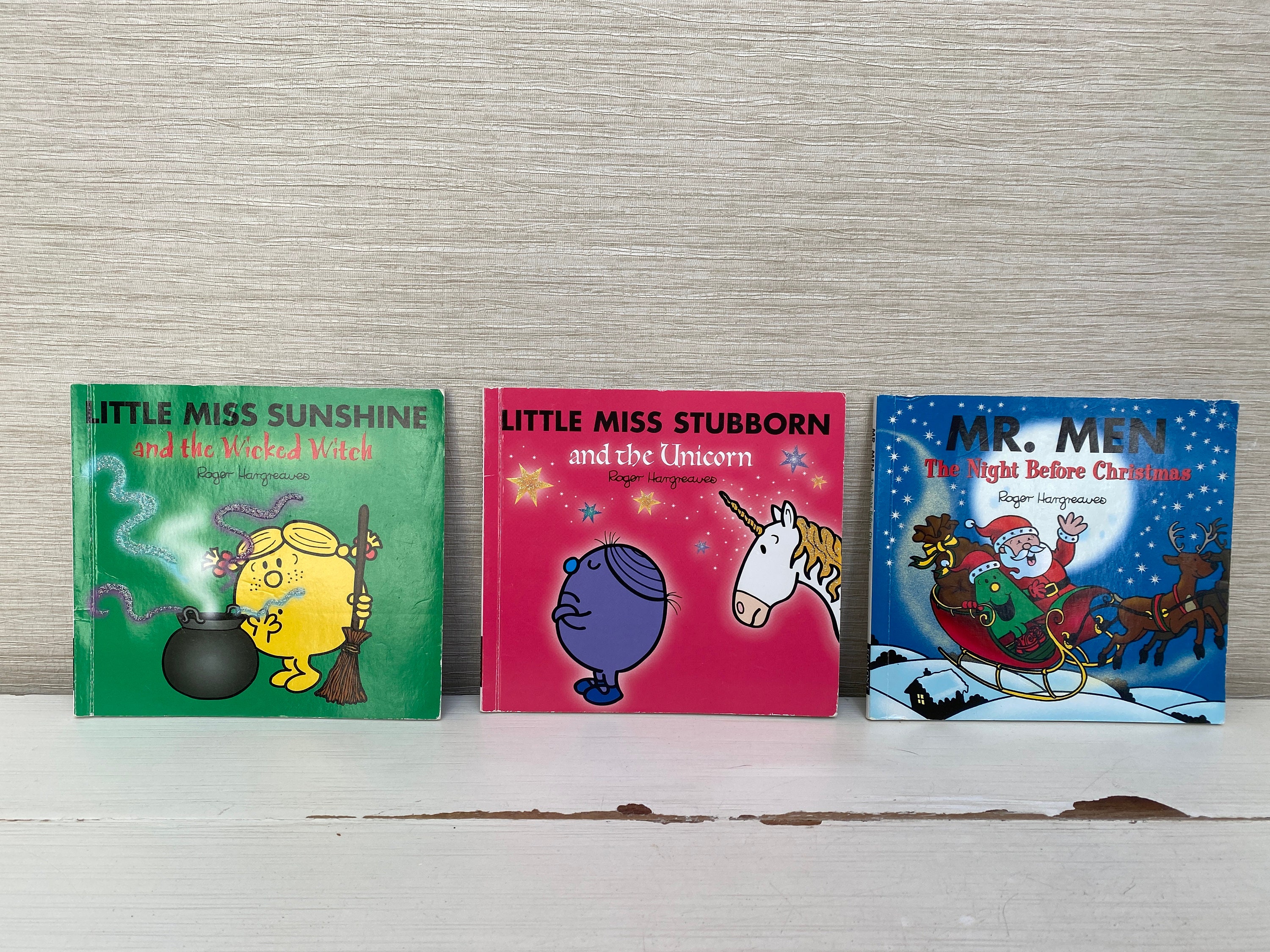 Mr Men Little Miss With Added Sparkle Paperback and Hardback Books