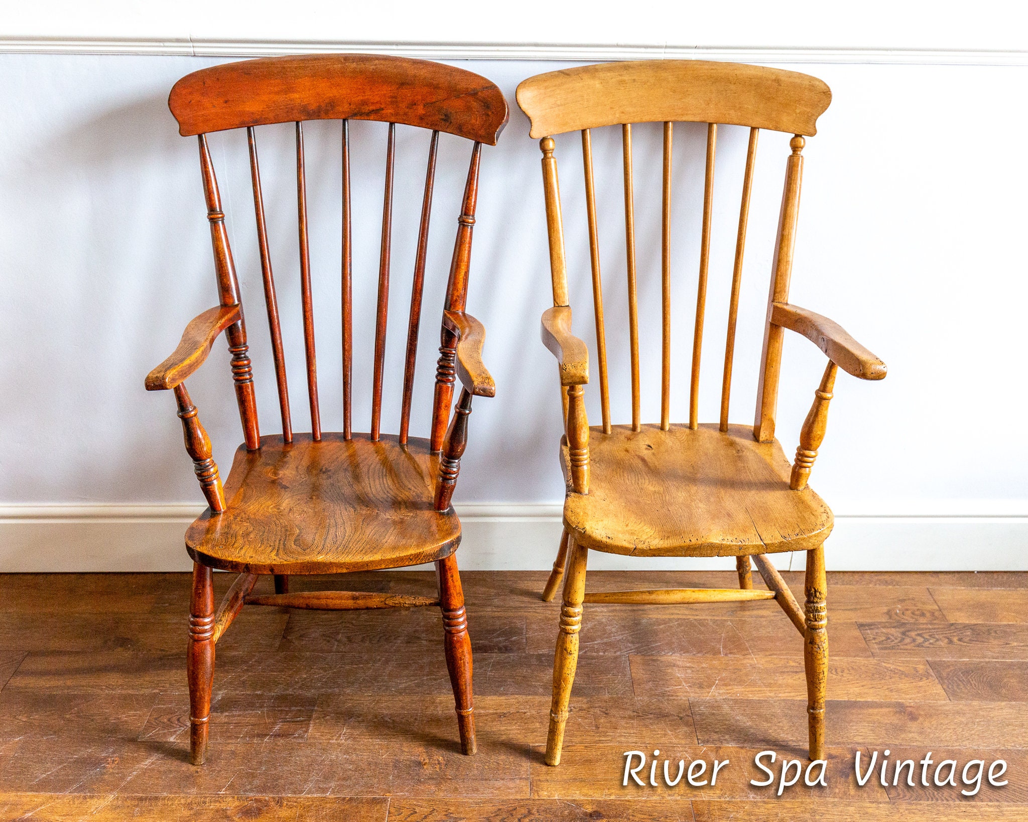 Edwardian grandfather 2024 and grandmother chairs