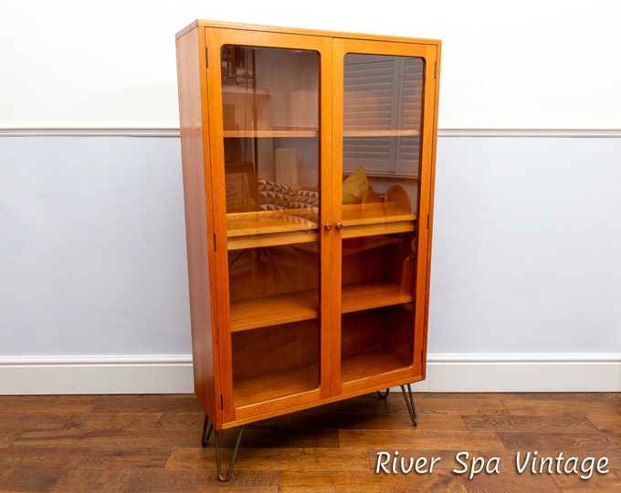 G Plan Teak Glass Fronted G Plan Display G Etsy UK