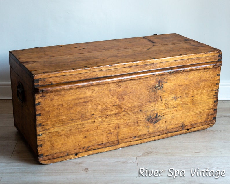 WW2 British Military Officer's Chest Trunk Blanket Chest Etsy UK