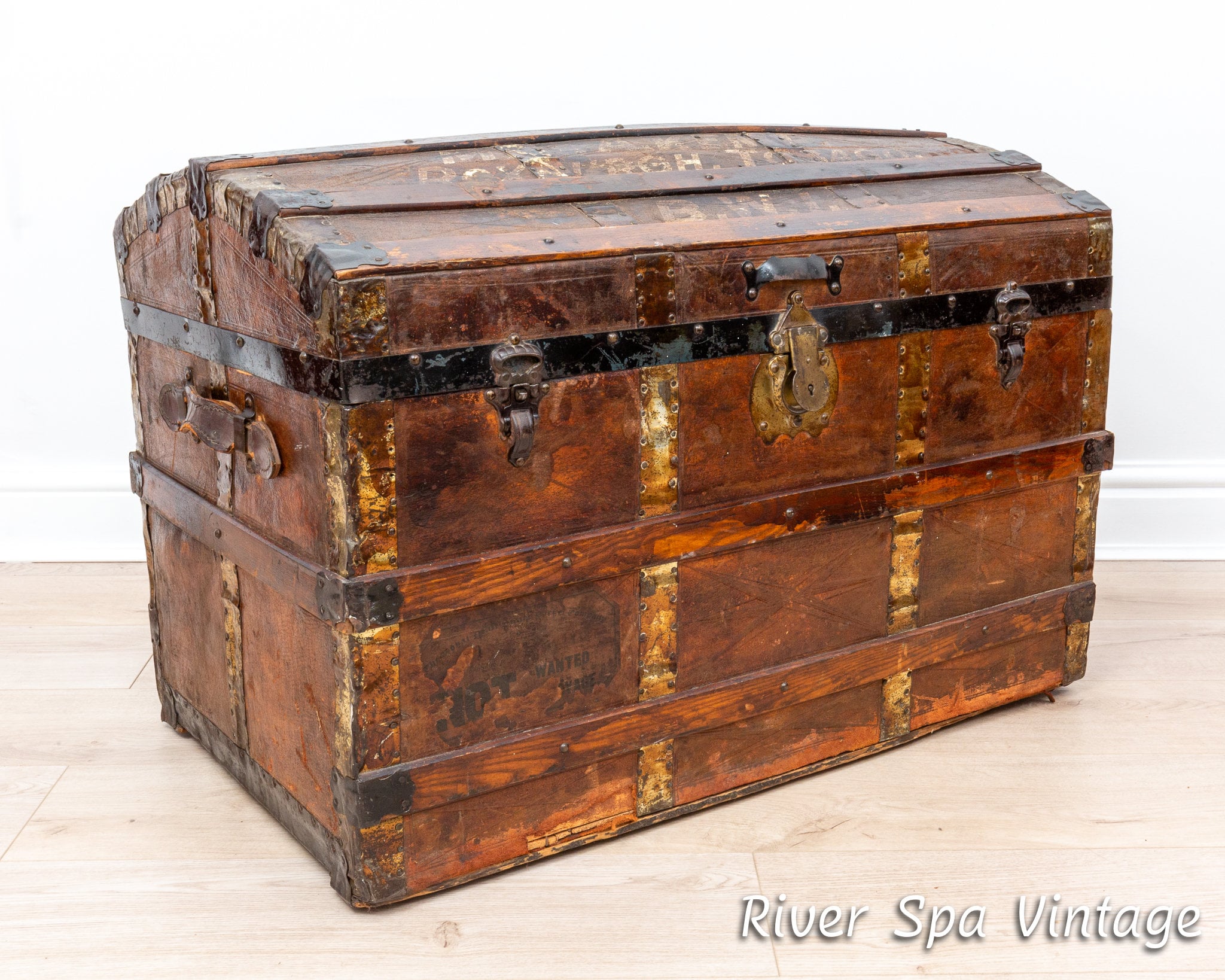 Old wooden trunk for on sale sale
