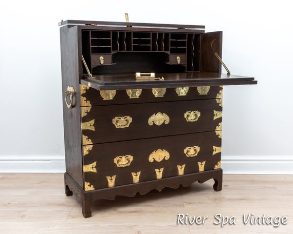 Antique oriental 2024 secretary desk