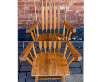 Bent Bros Rocking Chair Windsor Chair MCM Hitchcock Chair