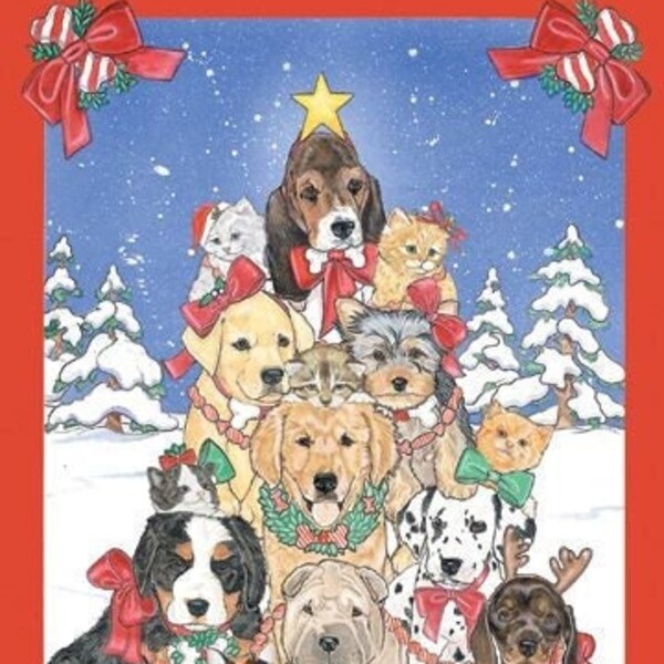 Dog Christmas Cards Etsy