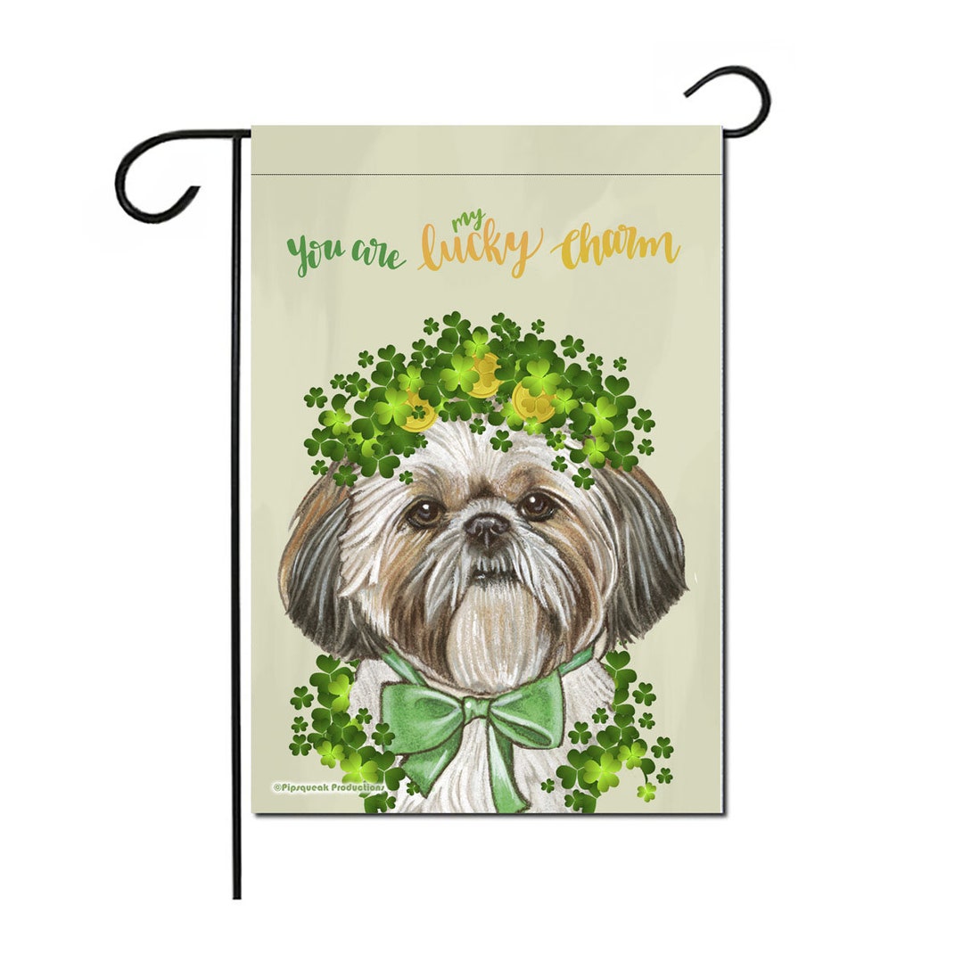 shih tzu st patricks day printables