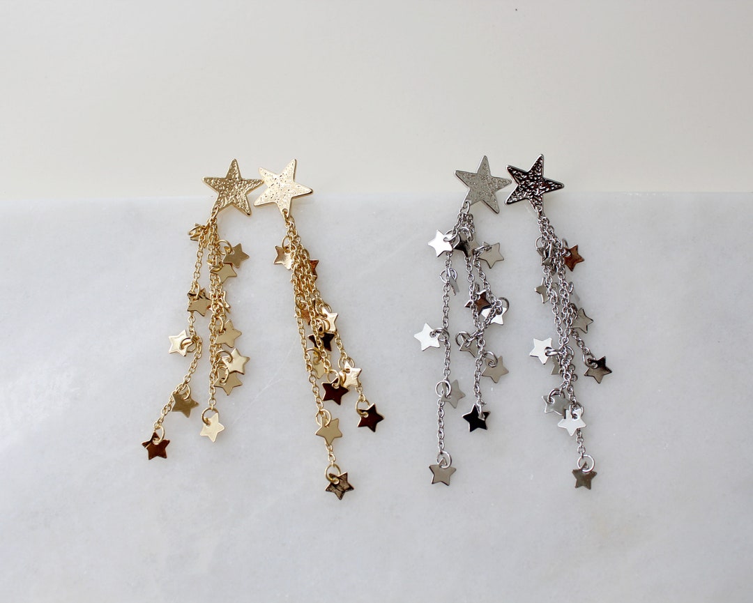 TATIANA☆[SILVER925] Twinkle Garland drop Earring MUSINSA | TATIANA (Silver 925) Twinkle Garland Drop Earrings