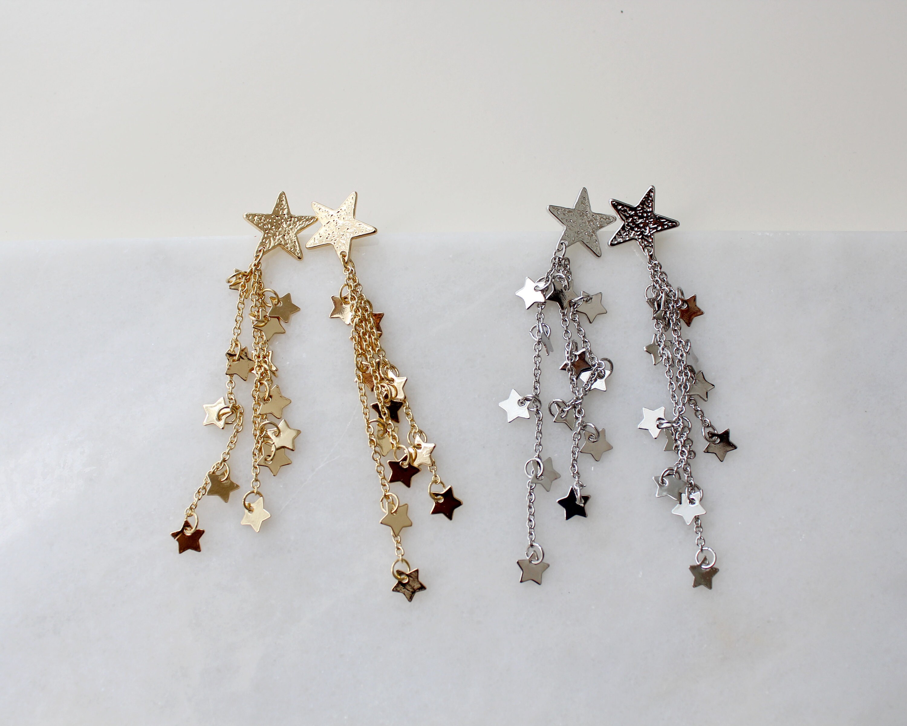 TATIANA☆[SILVER925] Twinkle Garland drop Earring MUSINSA | TATIANA (Silver 925) Twinkle Garland Drop Earrings