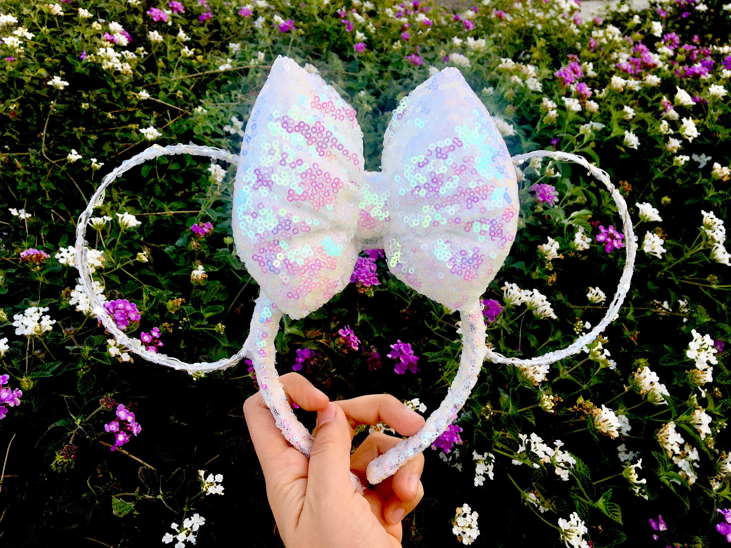 Light up Sparkly Wire Disney Ears Disney Ears Wire Ears Etsy