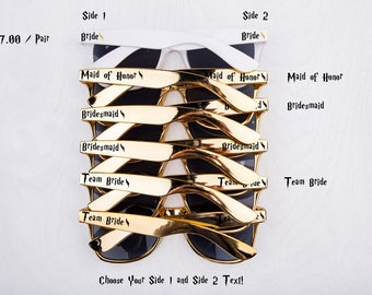 Wizard Themed Sunglasses for Weddings, Bachelorette, Bridal Party, Bachelor Party