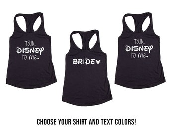 Cartoon Themed Wedding, Bachelorette & Bridal Party Tank Tops or V-Necks