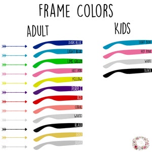 Frame Color Chart