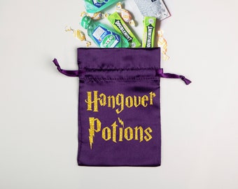 Wizard Themed "Hangover Potions" Bachelorette Party Hangover Kits
