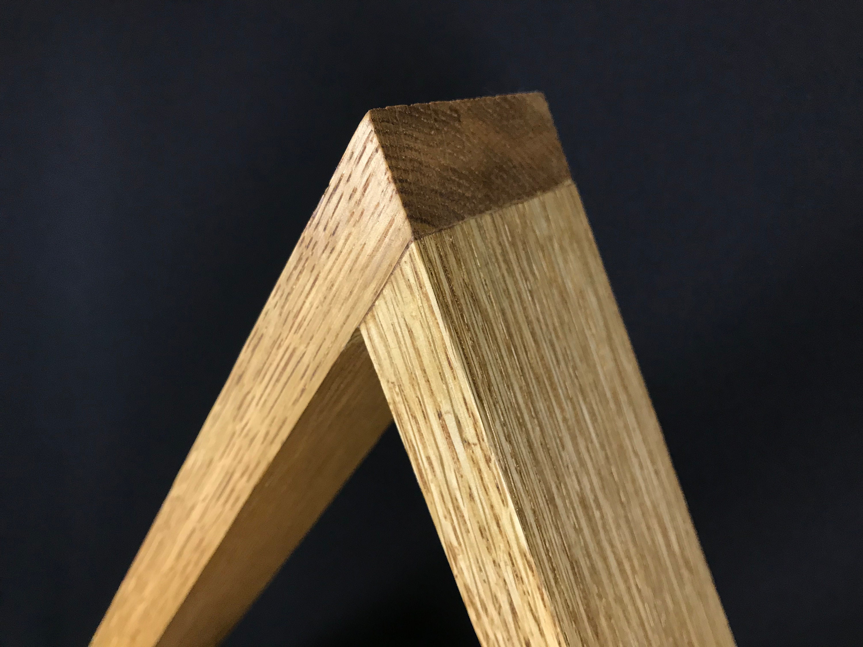 Oak Altar Shelf Geometric Triangle | Etsy