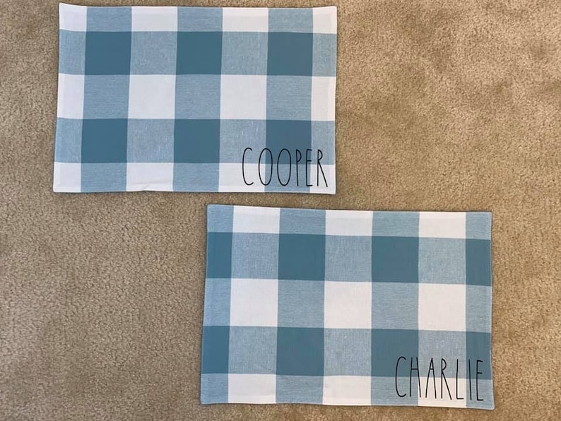DogCat Placemats Food Water Rae Dunn Inspired