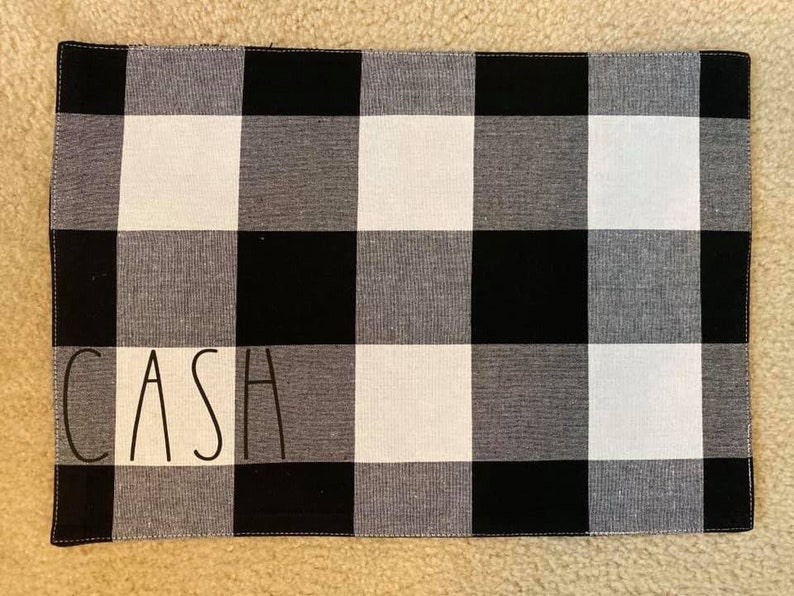 DogCat Placemats Food Water Rae Dunn Inspired