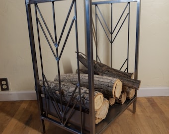 Modern firewood holder/ Original firewood holder/ contemporary firewood holder/