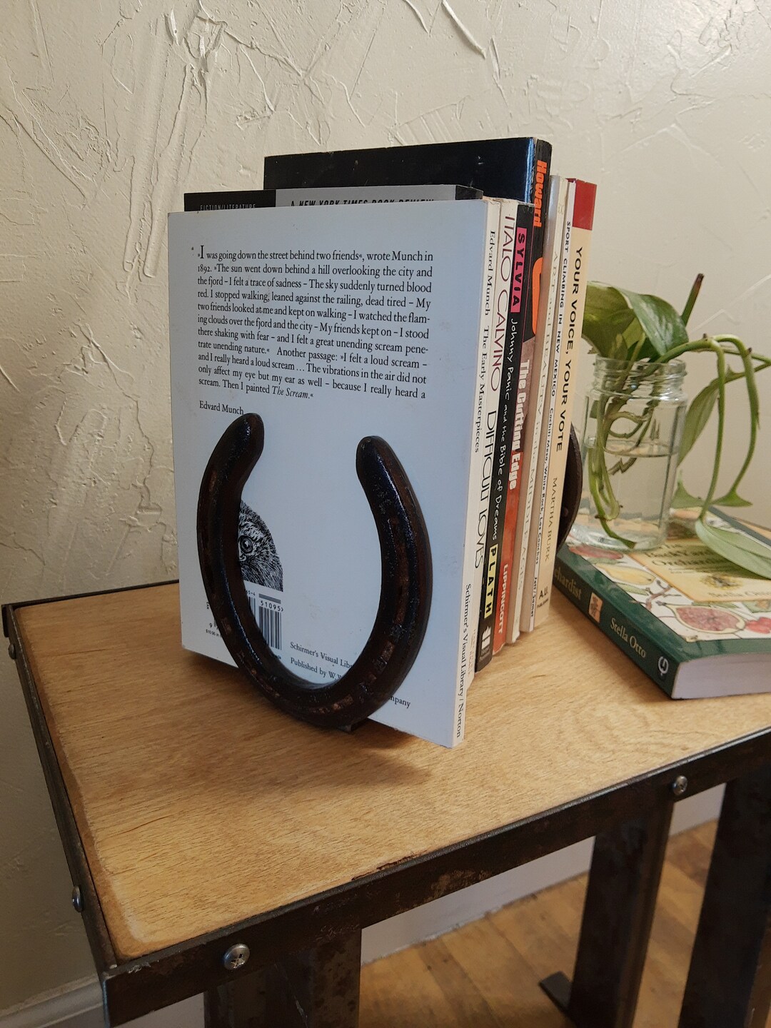 Horseshoe/ Bookends/ Rustic Bookends/ Southwest Style Gift Etsy