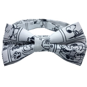 Special Edition Comic Snoopy Adult Kids Pre Tie Self Tie  Bow Tie Adjustable Neck Band Up To 19&quot;