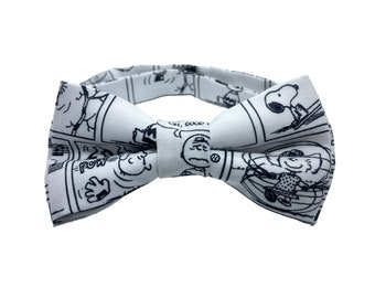 Special Edition Comic Snoopy Adult Kids Pre Tie Self Tie  Bow Tie Adjustable Neck Band Up To 19&quot;